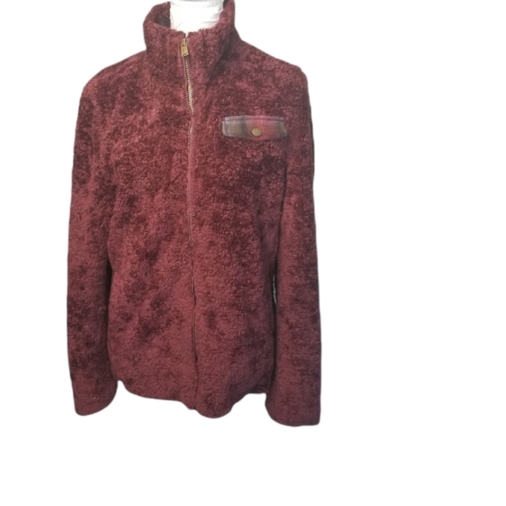 Pendleton plush zip jacket